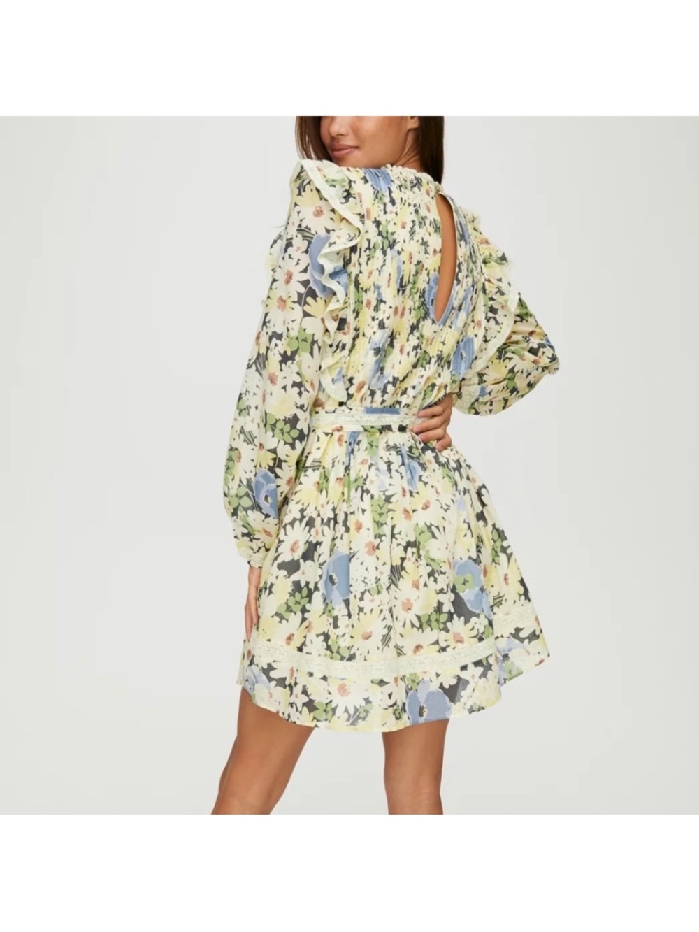 NWT Wilfred La Boheme Elia Dress Babydoll Prairie Cottagecore Vintage Inspired